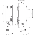 DEHN ITALIA SPA - DEH941205 SPD T1+2 2P MONOBLOCCO CON CONTATTO