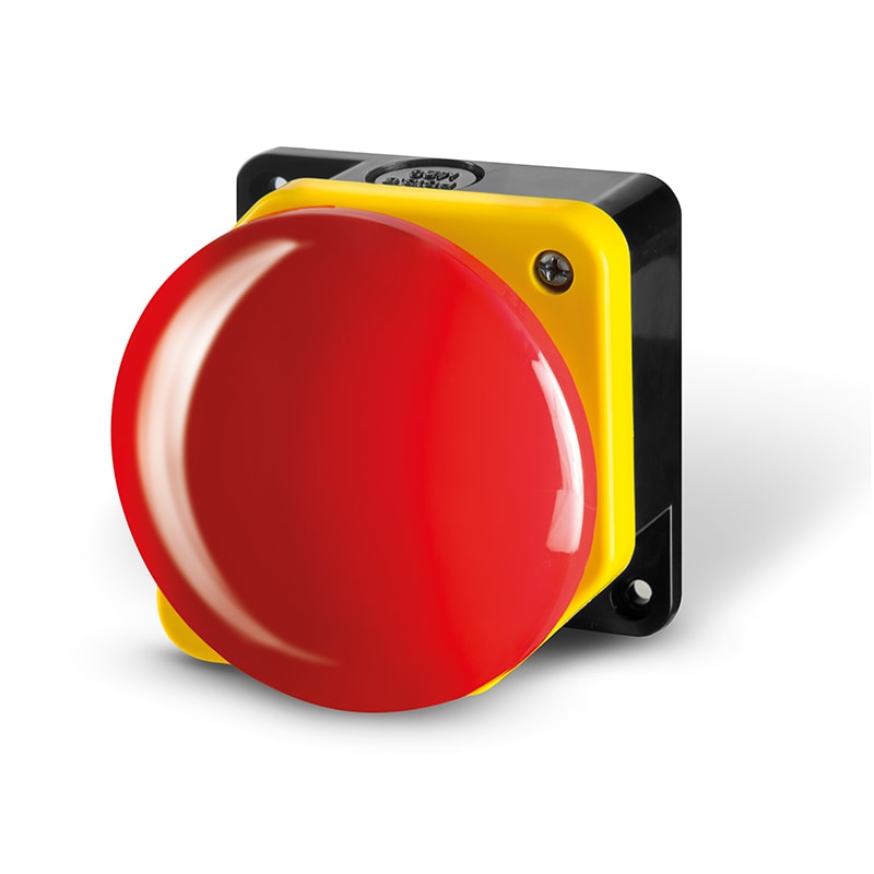 SCAME PARRE S.P.A. - SCA590.PG1M9W01 PULS. EMERGENZA INSTABILE IP65 D90MM