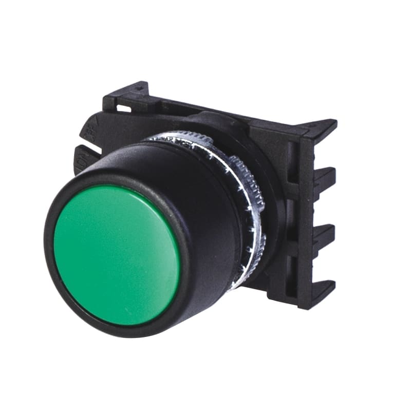SCAME PARRE SPA SCA590.PPRN2 PULSANTE RASATO VERDE