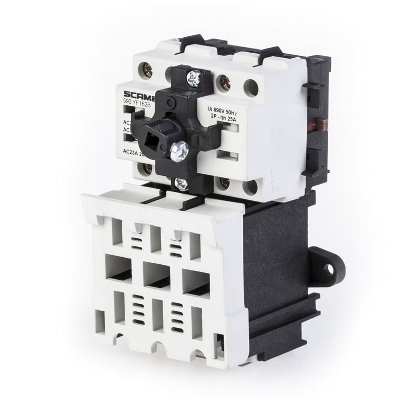 SCAME PARRE S.P.A. - SCA590.YF163B FRUTTO INTERRUT.C/BASE PORTAFUS. 3P 16A