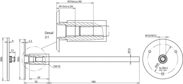 DEHN ITALIA S.P.A. - DEH478011 Erdungsfestpunkt Typ M