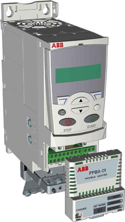 ABB SPA DRIVES ABDFPBA01 ACS355 MODULO PROFIBUS DP
