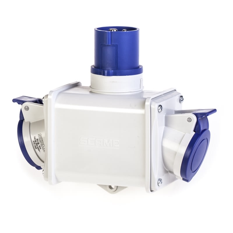 SCAME PARRE S.P.A. - SCA600.1623 ADATTATORE 2 USCITE 2P+T 220V IP44
