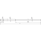 DEHN ITALIA SPA - DEH103221 Asta di captazione D 16/10mm L 2000mm Al MgSi con filetto M16