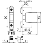 DEHN ITALIA SPA - DEH952091 SPD T2 1P 75V CON CONTATTO