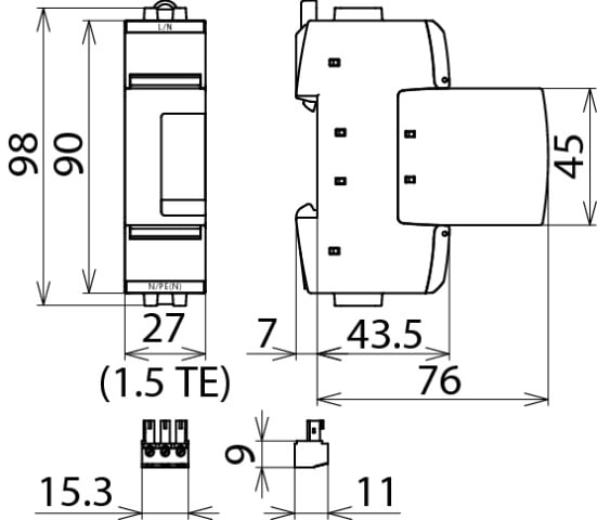 DEHN ITALIA S.P.A. - DEH952940 DEHNGUARD DG SE H 1000 VA FM