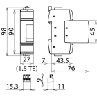 DEHN ITALIA SPA - DEH952940 SPD T2 1P 1000V DG SE H 1000 VA FM