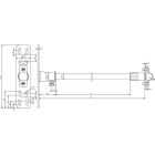 DEHN ITALIA SPA - DEH106115 Distanziatore DEHNiso per Td 16mm L 53 0mm con piastra di fissaggio