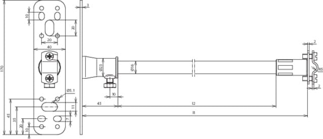 DEHN ITALIA SPA DEH106105 Distanzhalter f.Rd 7-10mm
