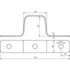DEHN ITALIA SPA - DEH374020 Dispositivo di dilatazione in Al Pt 30x2 mm