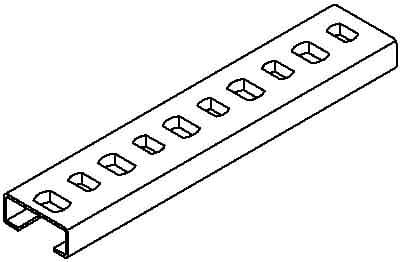 OBO BETTERMANN - OBO1106627 CL2008P2000FS PROFILATO FORATO, LARGHEZZ