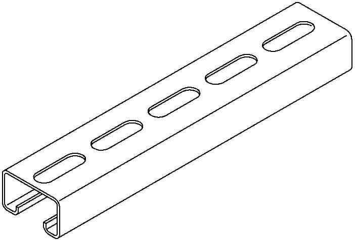 OBO BETTERMANN - OBO1121472 MS5030P6000FT PROFILATO FORATO, LARGHEZZ