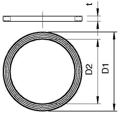 OBO BETTERMANN - OBO2030008 107 F M16 PE GUARNIZIONE RACCORDO
