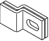 OBO BETTERMANN - OBO6019617 WB 30 75 FT STAFFA A PARETE PER IL FISS.