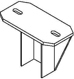 OBO BETTERMANN - OBO6349056 KU 7 NOX FT SUPPORTO A SOFFITTO PER PROF