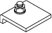 OBO BETTERMANN - OBO6354106 KL1 10 S FT LINGUETTA DI FISSAGGIO PER S