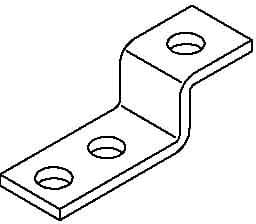 OBO BETTERMANN - OBO5334942 5011 VA M12 STAFFA DI COLLEGAMENTO