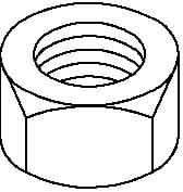 OBO BETTERMANN - OBO3400107 DIN 934 M10 G DADO ESAGONALE