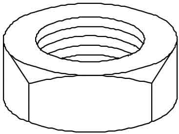 OBO BETTERMANN - OBO3400352 DIN934 M8 F DADO ESAGONALE SECONDO DIN 9