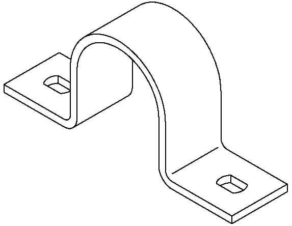 OBO BETTERMANN - OBO1015303 823 37 FT FASCETTA DI FISSAGGIO A DUE LI