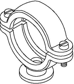 OBO BETTERMANN - OBO2130408 2960 40 M6 LGR COLLARE CON ZOCCOLO ISO