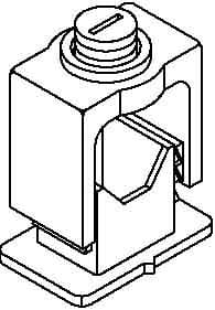 OBO BETTERMANN - OBO2105039 3041 LGR MORSETTO CON COP. A VITE ISO