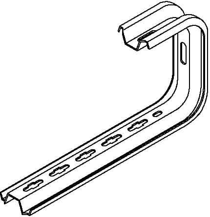 OBO BETTERMANN - OBO6363814 TPD 245 FS STAFFA A SOFFITTO E A PARETE