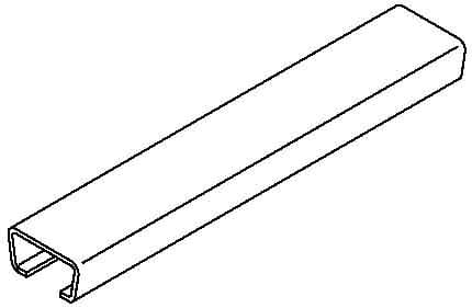 OBO BETTERMANN - OBO1112023 AMS3518UP2000BK PROFILATO NON FORATO, AS