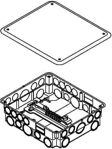 OBO BETTERMANN - OBO5015065 1809 UP PIASTRA EQUIPOTENZIALE IN CASSET