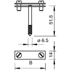 OBO BETTERMANN - OBO5030242 708 40 HG COLLARE DISTANZIATORE