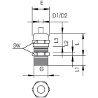 OBO BETTERMANN - OBO2085739 V-TEC L PG9 MS PRESSACAVO