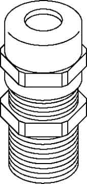 OBO BETTERMANN - OBO2085771 V-TEC L PG21 MS PRESSACAVO CON RACCORDO