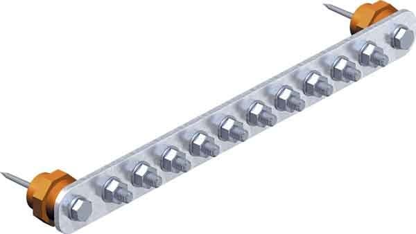 OBO BETTERMANN - OBO5015842 1802 10 CU PIASTRA EQUIPOTENZIALE 1 FORO