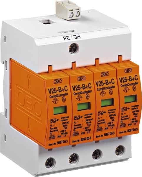 OBO BETTERMANN OBO5094493 V25 SPD T1+2 4+0 +FS 280V 7 KA