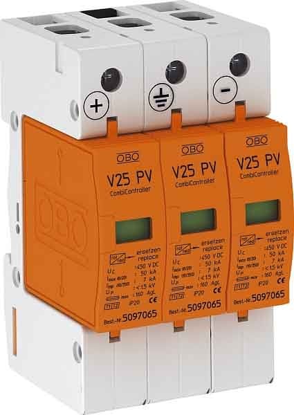 OBO BETTERMANN - OBO5097447 V25-B+C 3-PH900 LIMITATORE TIPO 1+2 PV 3