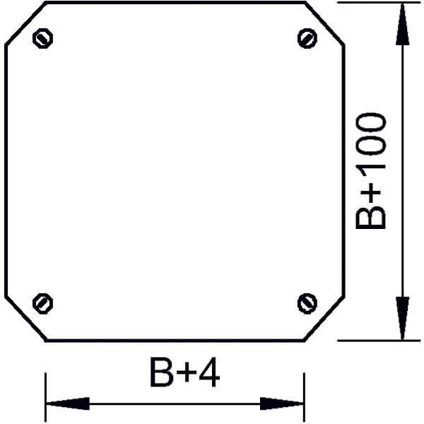 OBO BETTERMANN - OBO7128614 DFK 100 FS COPERCHIO PER DERIV. A CROCE