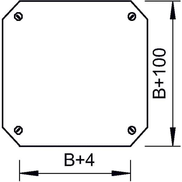 OBO BETTERMANN - OBO7128614 DFK 100 FS COPERCHIO PER DERIV. A CROCE