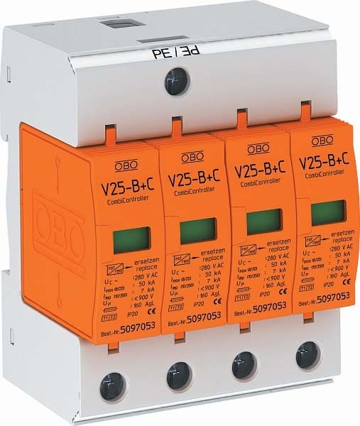 OBO BETTERMANN - OBO5094426 V25-B+C 4-280 LIMITATORE TIPO 1+2 4 POLI