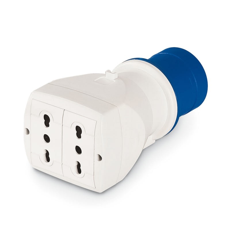 SCAME PARRE S.P.A. - SCA610.370 ADATT.IEC309-DOMESTICO ITALIANA BIVAL.