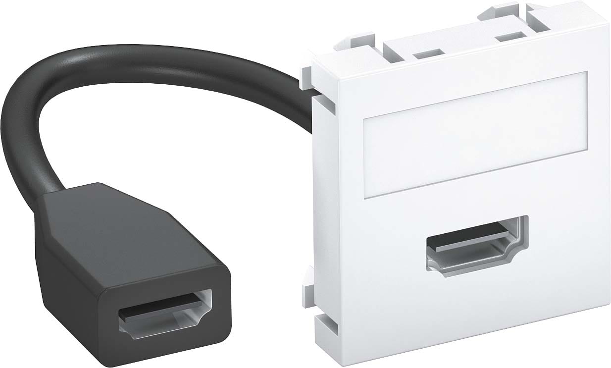 OBO BETTERMANN - OBO6104826 MTG-HD F RW1 PRESA HDMI BIANCHA