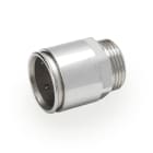 COSMEC - CSM6111-A50 Raccordo a innesto rapido tubo-scatola in ottone nichelato, diam. 50 mm, filetto M50x1,5 mm, IP67