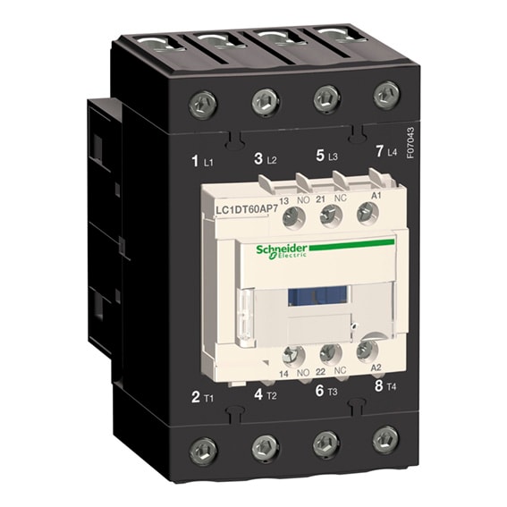 SCHNEIDER ELECTRIC SNRLC1DT60AM7 CONTATTORE 60A 220VAC 4P