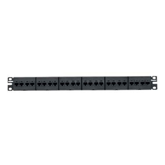 PANDUIT - PANCPPK24BLY PATCH PANEL KIT, 24 PORT, MODULAR, BLACK