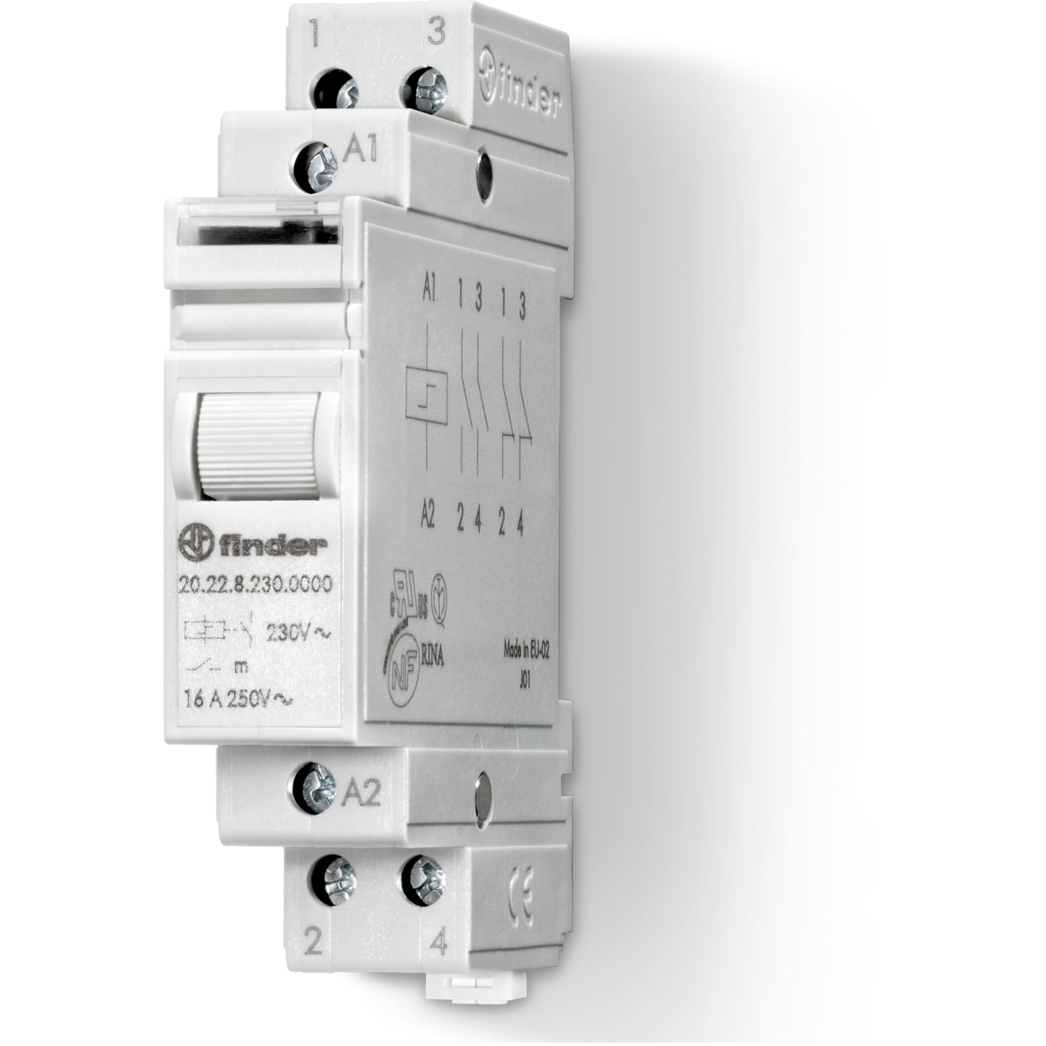 FINDER S.P.A. - FIN202281200000 RELE AD IMPULSI 17.5MM 2NO 16A