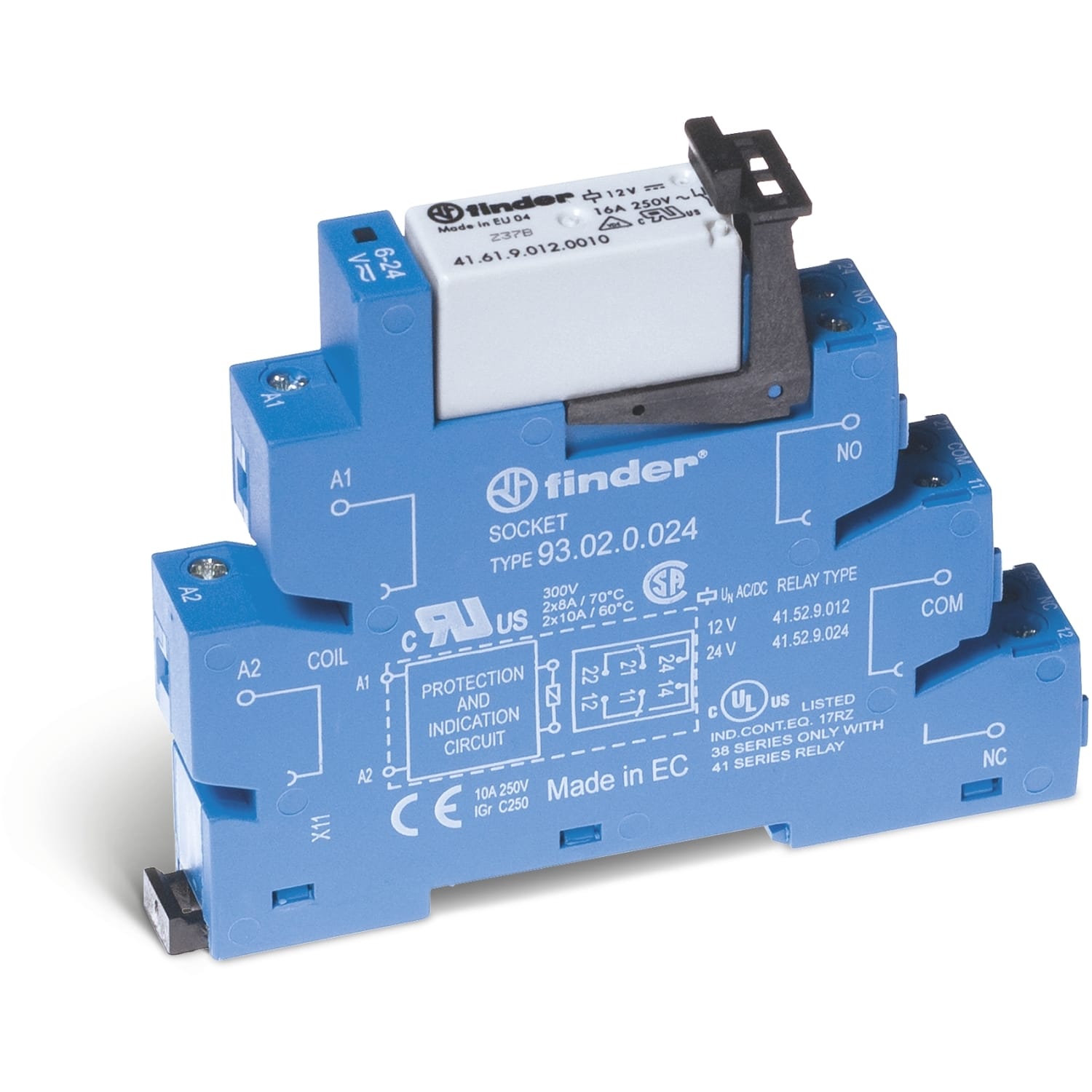 FINDER S.P.A. - FIN380101250060 INTERFACCIA MODULARE EMR 1CO 16A MORS.VI