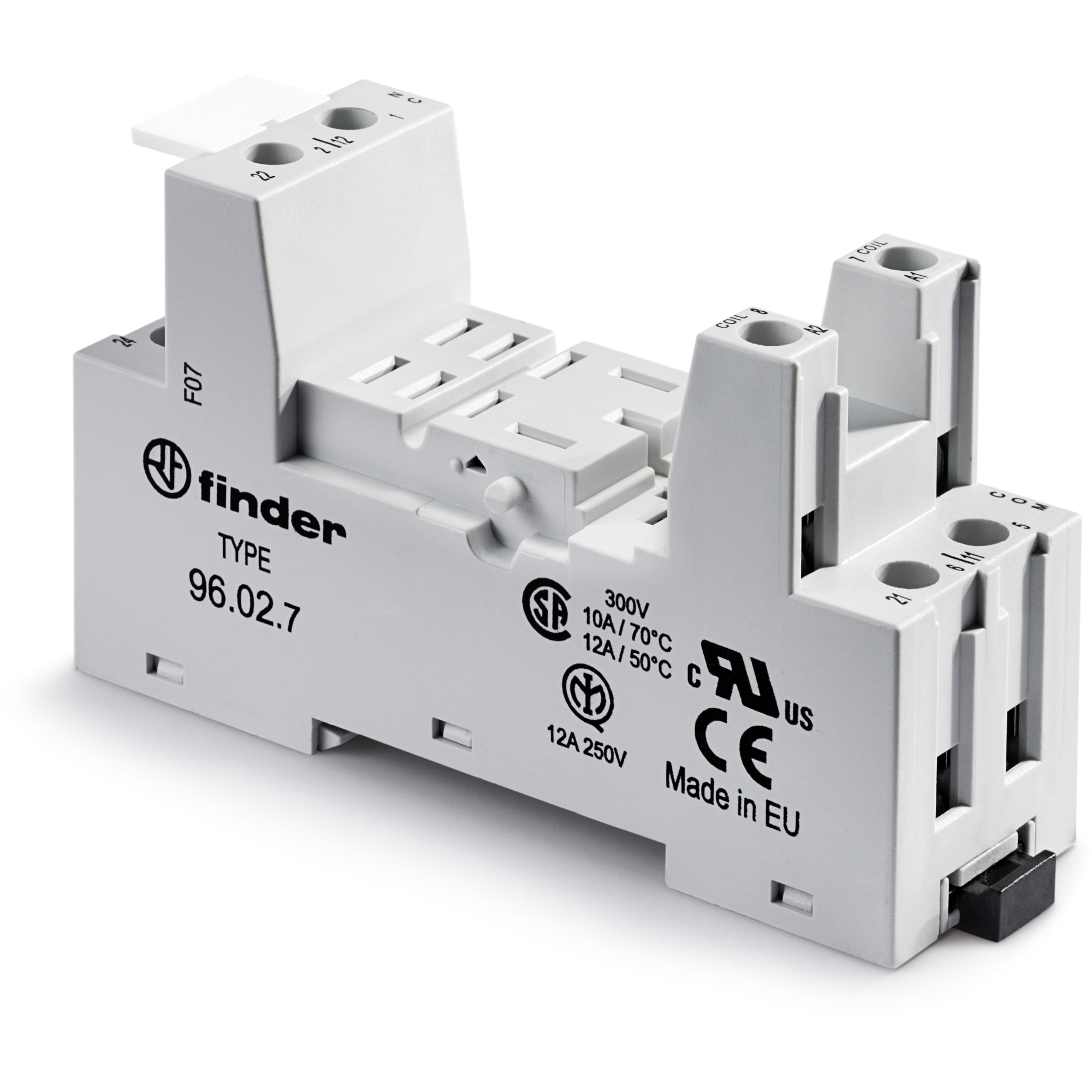 FINDER S.P.A. - FIN96027SMA ZOCCOLO CON MORSETTI A BUSSOLA 2P S.56