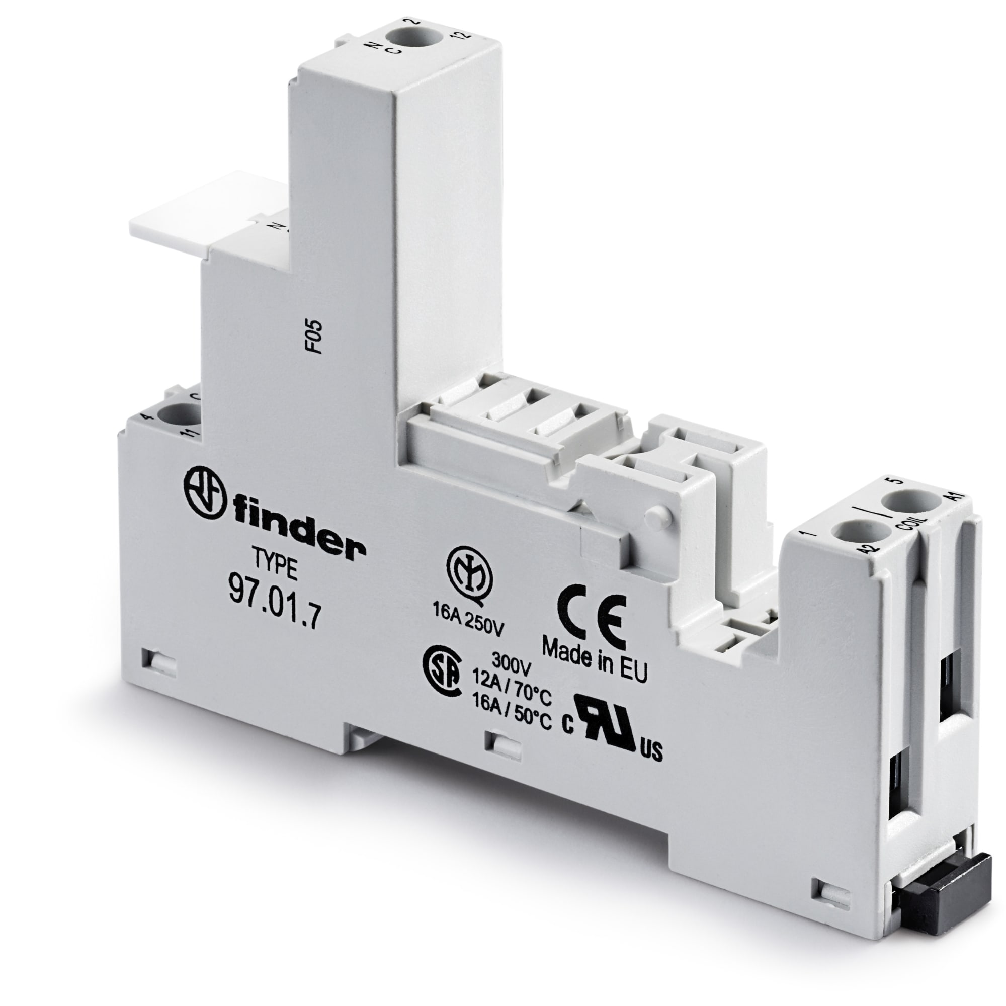 FINDER S.P.A. - FIN97017SMA ZOCCOLO CON MORSETTI A BUSSOLA 1P S.46