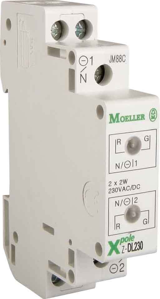 EATON MANIFACTURING - EAO284924 Z-UEL24 1LED ROSSO O VERDE 24V AC