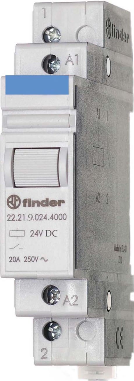 FINDER S.P.A. - FIN222190124000 RELE MONOSTABILE 17.5MM 1NO 20A