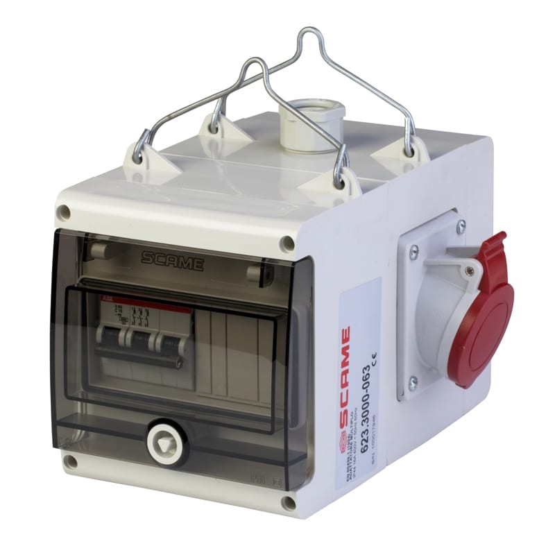 SCAME PARRE S.P.A. - SCA623.3006-063 ADATTATORE 3 USCITE+ INT. S/CAVO IP44